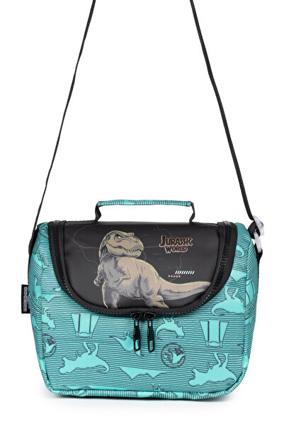 Necati Çanta Licensed Jurassic World Themed Blue Lunch Box