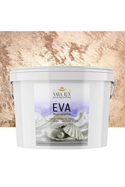 YaYa Color Vopsea decorativa de Lux, Eva Madreperla cu Fulgi de Sticla, Caram...