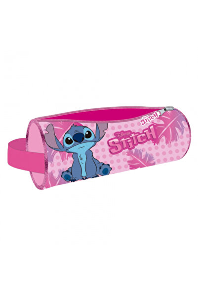 Lilo & Stitch Penar cilindric, 1 fermoar, neechipat, Stitch, 23 x 9 x 9 cm