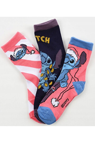 Lilo & Stitch Set cadou 3 perechi sosete Craciun