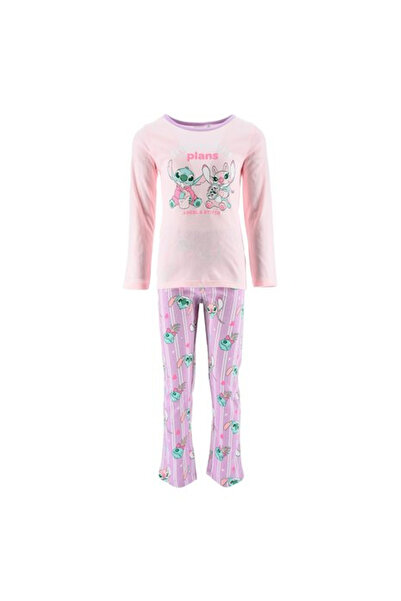 Lilo & Stitch Pijama copii din bumbac, 2 piese cu maneca lunga