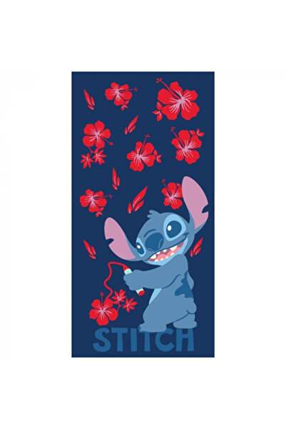 Disney Lilo & Stitch Flower Cotton Bath Towel 140 x 70 cm