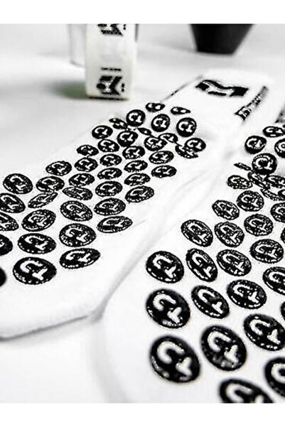 Shuttle Park 3-Piece Special Series White Anti-Slip Silicone Towel Sole Design Comfortable Stitch-Free Match Football Athlete Socks