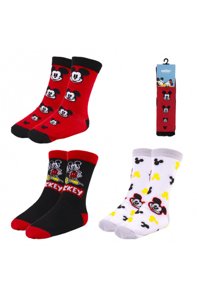 Disney Set 3 perechi sosete Mickey Mouse