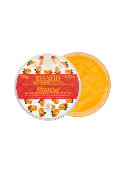 Saules Fabrika Saules Exfoliant Corp cu Zahar aroma de Mango 250g