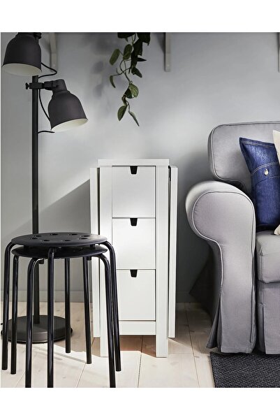 TEZPAZAR Marius 2 Adet Tabure Yüksekliği 45 Cm 2'li Set Çelik Ayaklı Mutfak Taburesi Siyah Renk I.k:e.a