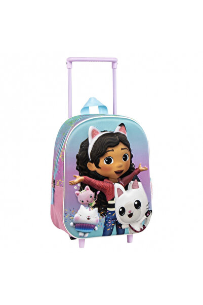 Gabby's Dollhouse Troler gradinita 3D Happy , 31x25x10 cm