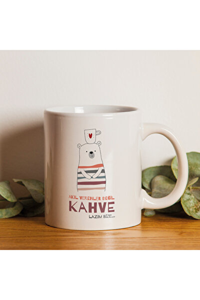 Kırtasiye Ofisi No Minders Need Coffee Us Printed White Mug