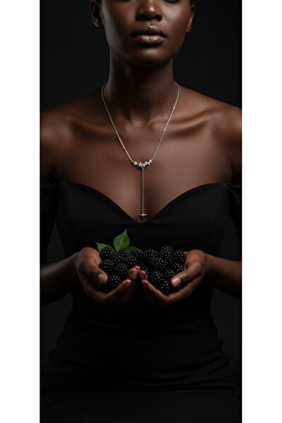 BBR Collection 🖤 Gümüş Renk Çelik Y-Kolye |