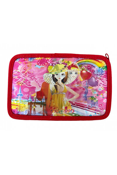 tga Penar echipat pentru fete, hologramă 3D, 3 compartimente, 20 x 12 x 6 cm, 32 de piese