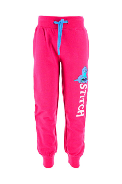 Lilo & Stitch Fuchsia sweatpants with cuffs,