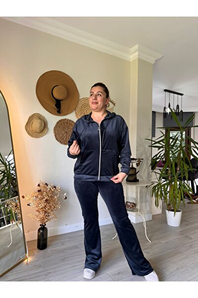 MJORA Flared Leggings Pants & Zippered Sweat Top and Bottom Set