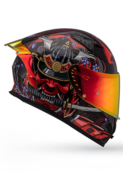 DeadG Spectre Armour Red Siyah-Kırmızı Kask ( Revo Kırmızı Spoiler )