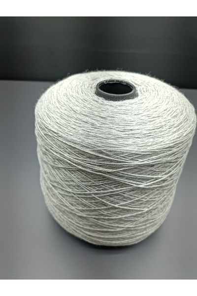 Pİ Yarn خيوط صوف 70%، 500 جرام، رمادي