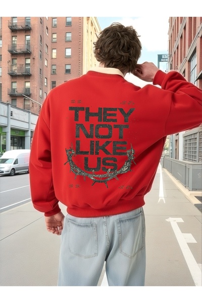 ArtYus Tricou unisex cu mânecă lungă They Not Like Us Transfer cu imprimeu Mă...