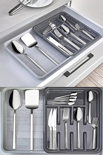 RED KİTCHEN Uzayabilen Ayarlanabilir Pratik Çekmece Içi Kayar Kaşıklık