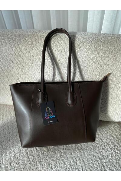 ÇANTA حقيبة كات بيج براون كبيرة