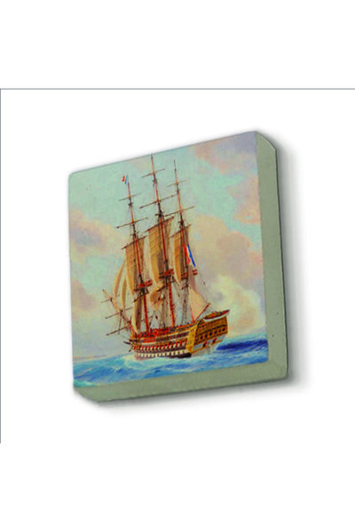 Souvenest Navă franceză Jacob Hägg, 1903 cu imprimeu Ornament pentru frigider...