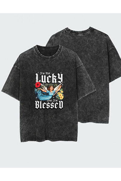 DEEFWEAR Tricou unisex cu imprimeu, spălat și uzat