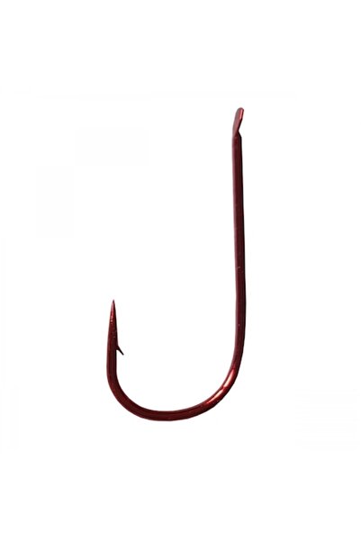 Mimteam Owner 50363 Chika Fishing Hooks, Size 16, Red, 12 pcs