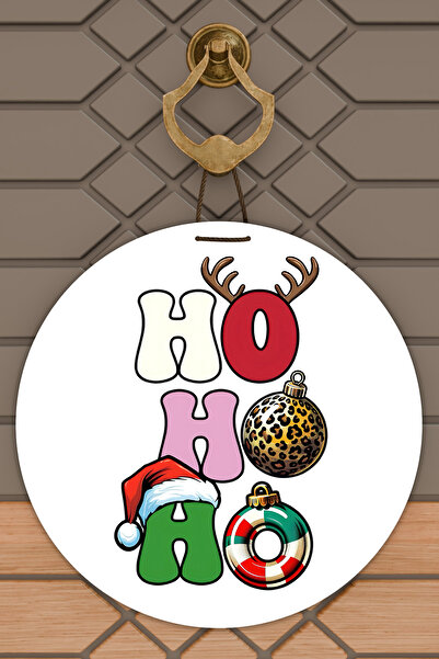 Dormot Ψηφιακή εκτύπωση υψηλής ποιότητας, Πρωτοχρονιά, Καλά Χριστούγεννα, Στολίδι πόρτας με θέμα την Πρωτοχρονιά, Στολίδι τοίχου