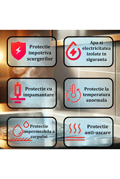 MODVIA Instant faucet 3300W LED with 360 stainless steel shower head