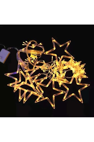 PORKY Shop LED Christmas Curtain Lights with 12 Stars