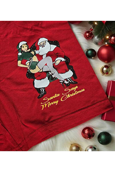 COTBOXER Men's Boxer New Year's Themed Christmas Patterned