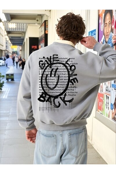 ArtYus Tricou unisex cu mânecă lungă Give Love Back Transfer cu imprimeu Mări...