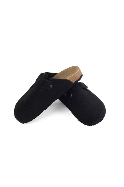 M Miel Women's Cork Sole Felt Daily Closed Front Indoor Slippers Slippers