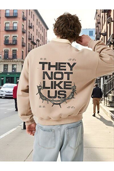 ArtYus Tricou unisex cu mânecă lungă They Not Like Us Transfer cu imprimeu Mă...