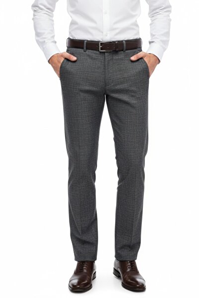 Günce Men's Regular Fit Straw Fabric Pants Lycra Fabric Bgl-St05039