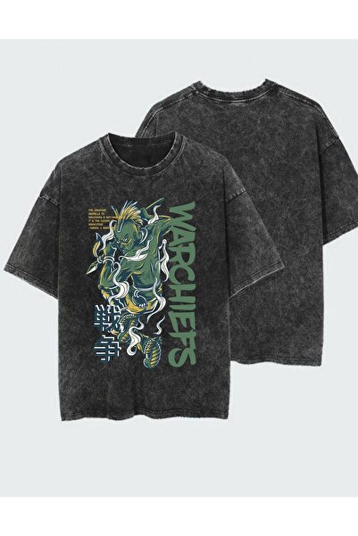 DEEFWEAR Τυπωμένο πλενόμενο αντίκα Unisex T-shirt