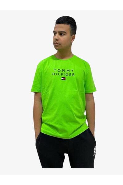 Tommy Hilfiger Logolu erkek tişörtü