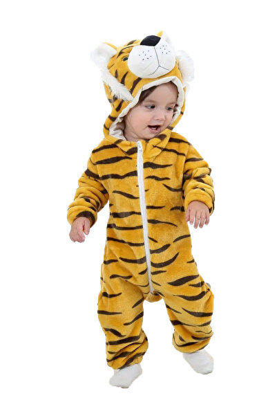 RebelBeBe Hooded jumpsuit, children, Tiger