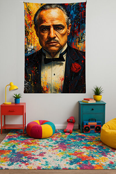 Charmbi Colorful Wall Covering Film Art Themed Quality Fabric Room Decor Tapestry Wall Carpet