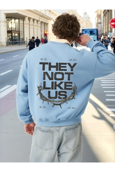 ArtYus Tricou unisex cu mânecă lungă They Not Like Us Transfer cu imprimeu Mă...