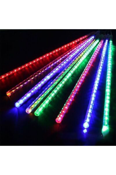 PORKY Shop LED Meteor Shower Tube Lights 8 Tubes 80 cm