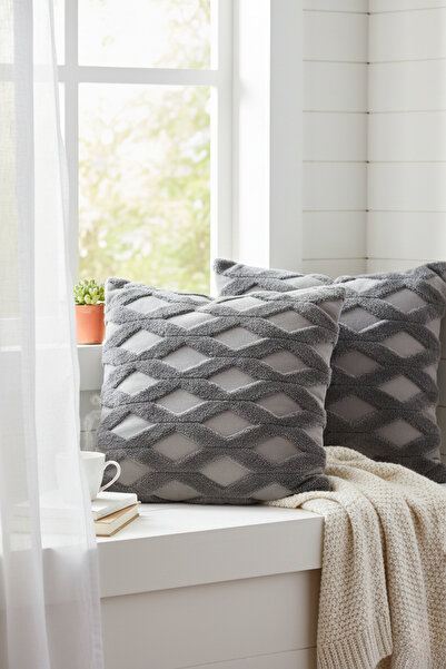 Shadro Textile 2-комплектний чохол для подушки з візерунком і ворсом | 45x45 ...