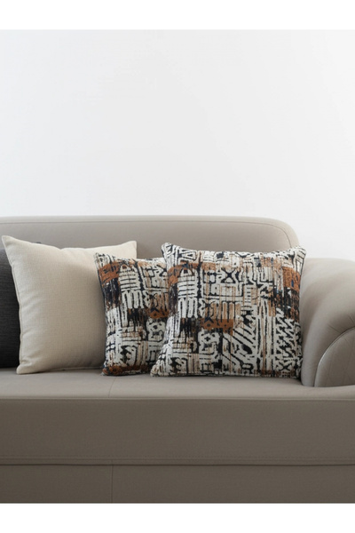 JOLLY HOME Ethnic Patterned Decorative Throw Pillow – Modern Woven Design 45 ...