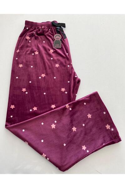 Lady Queen French Velvet Plus-Size Pajama Bottoms