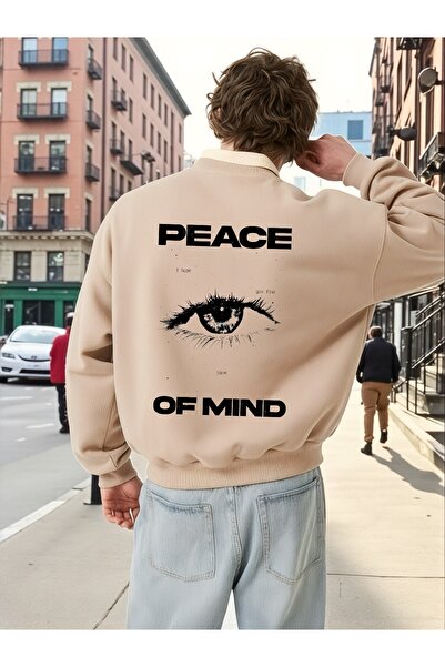 ArtYus Tricou unisex cu mânecă lungă Peace of Mind Transfer cu imprimeu Mărim...