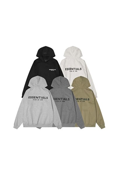 Vivante Essentials sweatshirt, quilted, with front and back print, with hood and pocket
