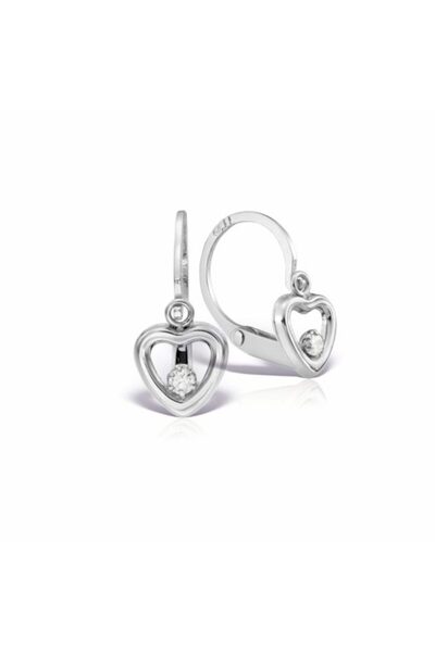 MOSV 18 karat white gold earrings for babies