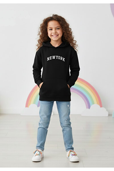 Arz giyim Ardente Collective Παιδικό Φούτερ 5-6 ετών Μαύρο