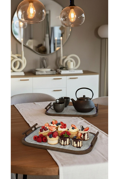 Generic Elegant serving trays - to add a touch of luxury to the table.