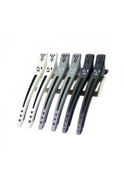 Artero Plastic Hair Clips , Samurai 6 Pcs ,