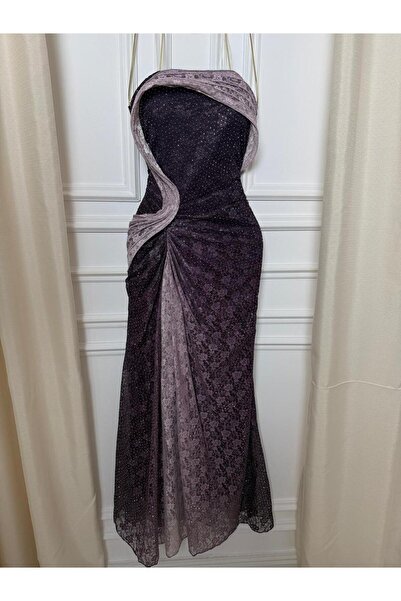 ABRARYZ sequined tulle dress