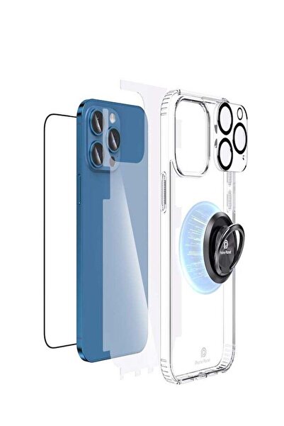 no markte مجموعة حماية 5 في 1 لجهاز iPhone 15 Pro Max (شاشة نانو، حافظة شفافة...