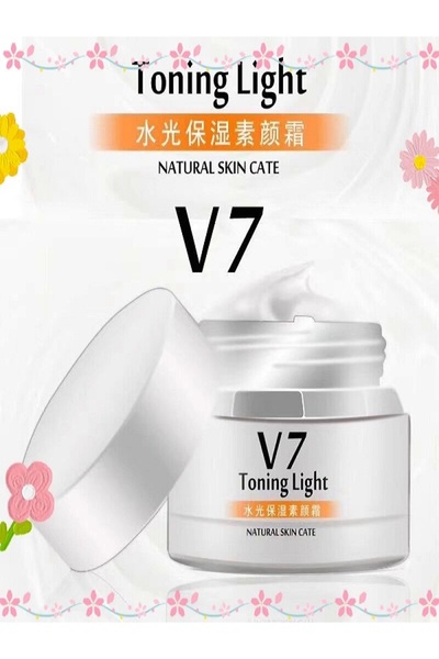 Korean V7 Toning Light Yaşlanma Krşıtı Nemlendirici Beyazlatıcı Aydınlatıcı D...
